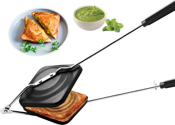 VedaChef by VedaChef Premium Classic Gas Toasters | Two Layer Non-Stick Coating | Aluminium Body | Toast