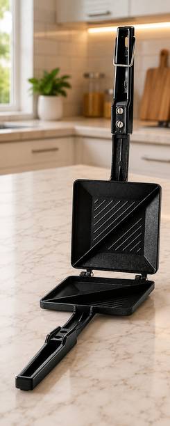 Tannu Craft by Tannu Craft TOASTER,Non Stick Gas Sandwich Toaster Manual Grill Pan Toast Sandwich Maker