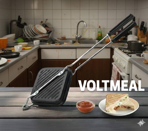voltmeal by FACTTEES NON- STICK TASTY SANDWICH MAKER Toast Sandwich Maker