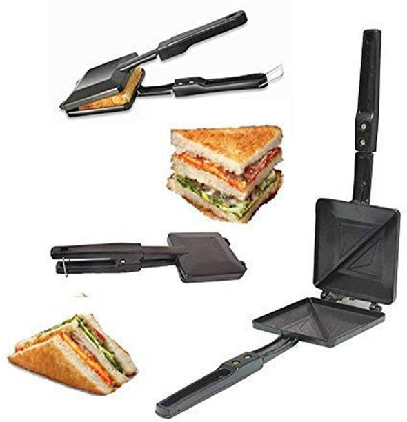 IDEAL PRIME Durable Non Stick Aluminium 2 Slice Sandwich Maker Toast Grill Toast Sandwich Maker
