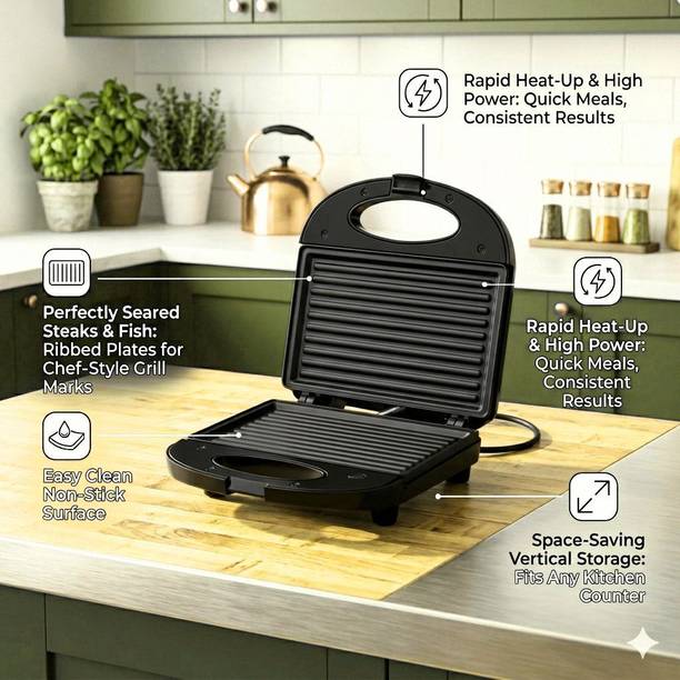 SHA Motherly Love _Black Sandwich Maker-55 Toast Sandwich Maker
