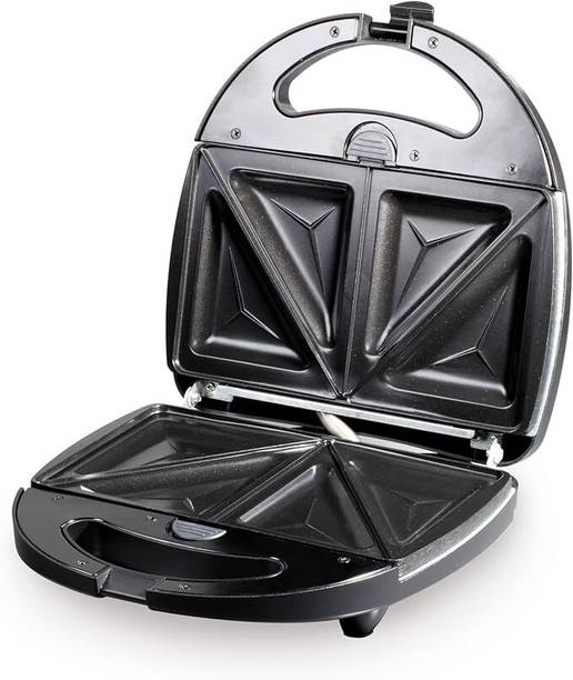 Rhobos 2 Slice Non-Stick Sandwich Maker & Toaster | 750W Easy Clean Grill Sandwich Maker