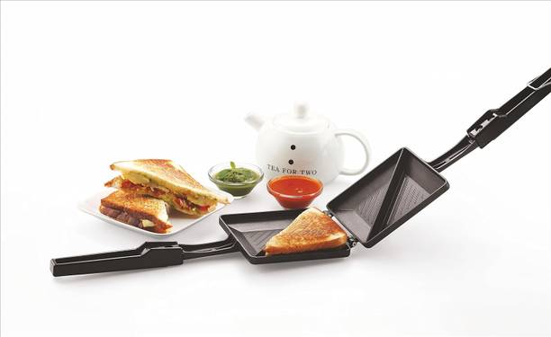 BLLUEX Non Stick Jumbo 2 Slice Sandwich Toaster Grill
