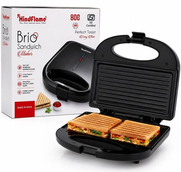 Hindflame by Hindflame Brio Grill Plate Sandwich Maker Grill Sandwich Maker