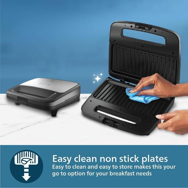 PHILIPS HD2289/00 (Panini Sandwich Maker XL Size , Non- Stick Plate) Grill  (Black)