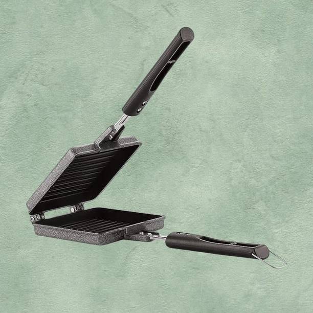 Dialust Sandwich Maker Toast Bread Grill | Double Sided Open Grill Pan Toast Sandwich Maker