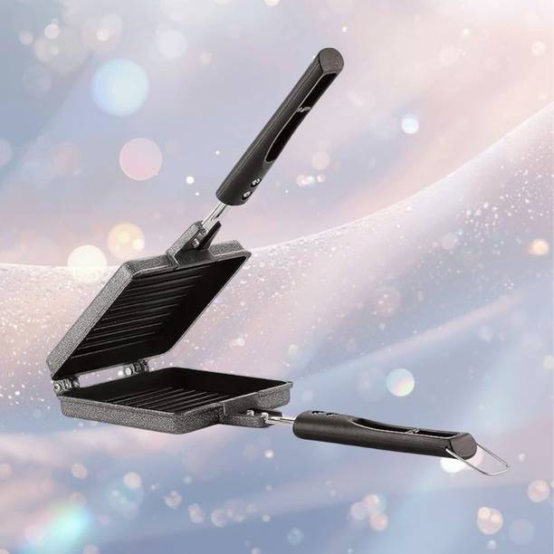 Dialust Non Electric Sandwich Toast Maker | Double Side Grill Pan NonStick Toast Sandwich Maker