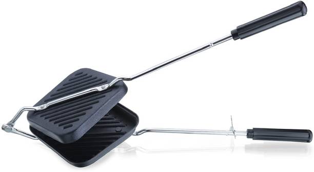 NARV Non Stick Aluminium Grilled Sandwich Toaster for Home Breakfast Cooking Grill Sandwich Maker