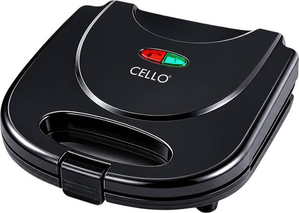 cello Grill Pro 800W Electric Sandwich Maker with Non-Stick Coated Plates Grill Sandwich Maker
