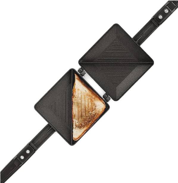 BLLUEX Non-Stick Aluminum 2-Cut Gas Toaster Crispy Grilled Sandwich Maker Toast