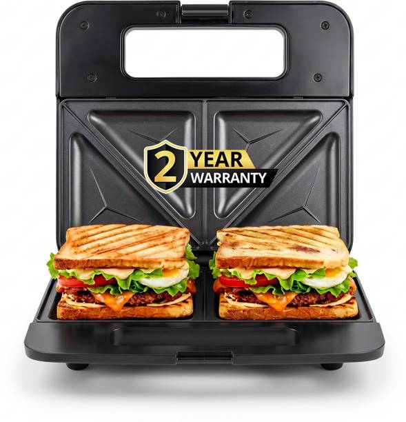 iBELL SM410N Electric Sandwich Maker, 800W, Handle Lock function, Non-Stick Plates to Grill Sandwich Maker