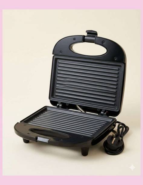 SHA Dual-Sided Ribbed Grill Plates | Maker90 Grill Sandwich Maker