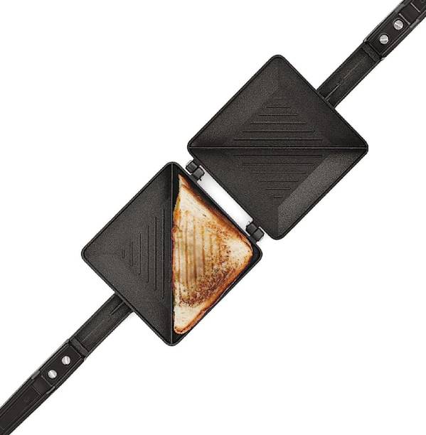 BLLUEX Non-Stick Aluminium Grill Sandwich Toaster Toast Sandwich Maker