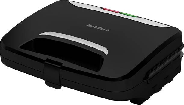 HAVELLS BigFill Crustino Sandwich Maker 900W with Food Grade NonStick Coated Sole Plates Toast