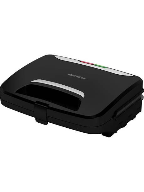 HAVELLS BigFill Crustino Sandwich Maker 900W with Food Grade NonStick Coated Sole Plates Toast Sandwich Maker