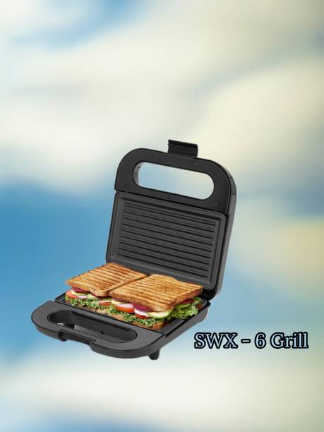 BAJAJ by BAJAJ Sandwich Maker SWX 6 Grill - 270112 [ 800W ] Grill Sandwich Maker