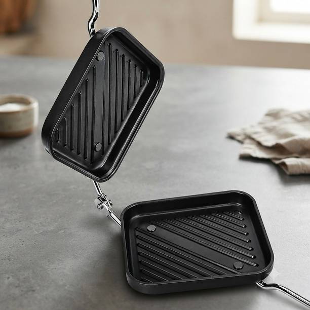 shuddhkitchen Bread Toast Grill Press 40cm Grill Sandwich Maker