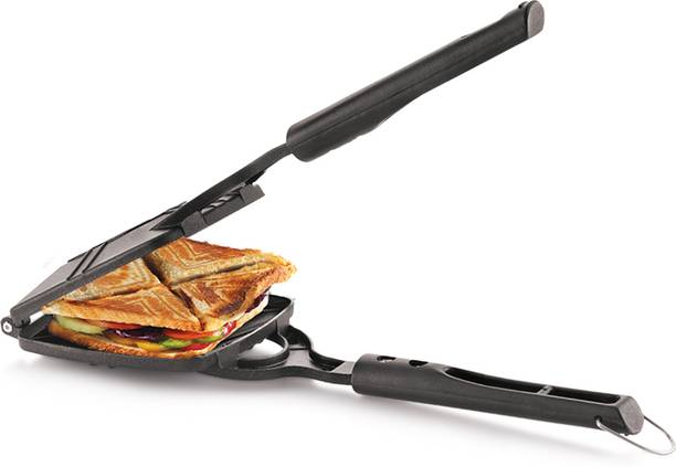 Magnus by Magnus Optima Non-Stick Aluminum 4-Cut Gas Compatible Toaster Toast Sandwich Maker