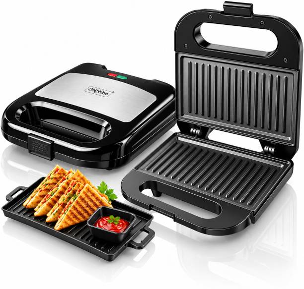 Ubon by Ubon Grilled Sandwich Maker Crisp Master with Smart Auto Shuf-off Grill, Toast, Waffle