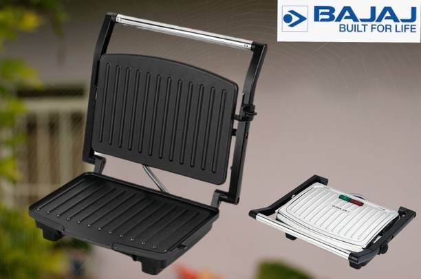 BAJAJ GTX 10 1000 Watt Grill Toaster | Drip Oil Collector | Non Stick Coating Grill Sandwich Maker