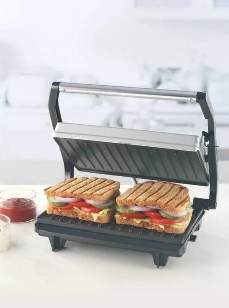 Borosil Limited Prime Grill Sandwich Maker Grill Sandwich Maker (silver) Grill Sandwich Maker