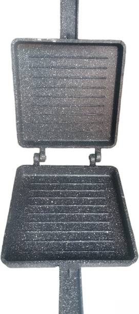 Surya King Non Stick Coated Sandwich Toaster for Big Size Jumbo Bread for Kitchen Grill Sandwich Maker