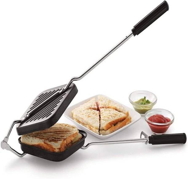 NARV Gas Stove Toaster for Grilled Sandwiches Non Stick Sandwich Maker Home Use Grill Sandwich Maker