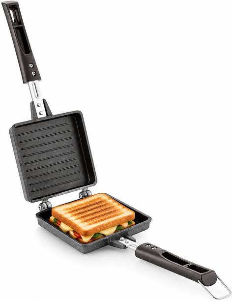 SKYTONE Premium Non-Stick Aluminium Gas Sandwich Toaster, Grill Sandwich Maker Toast, Grill, Waffle