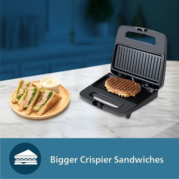 PHILIPS HD2289/00 (Panini Sandwich Maker XL Size , Non- Stick Plate) Grill  (Black)