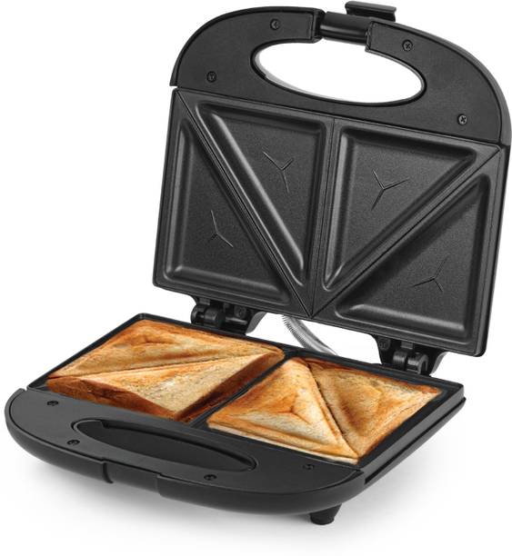 truTRTL Smart Toast Electric Sandwich Maker with Non-Stick Die Cast Aluminium Plates Toast