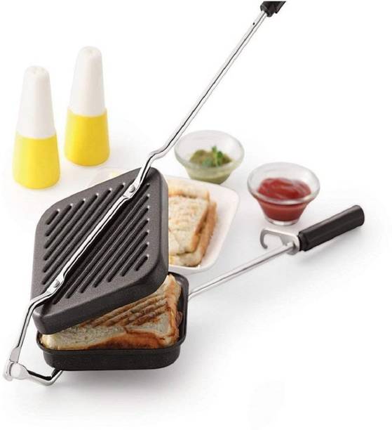 NARV Non Stick Sandwich Toaster Gas Compatible Griller for Crispy Bread Grill Sandwich Maker