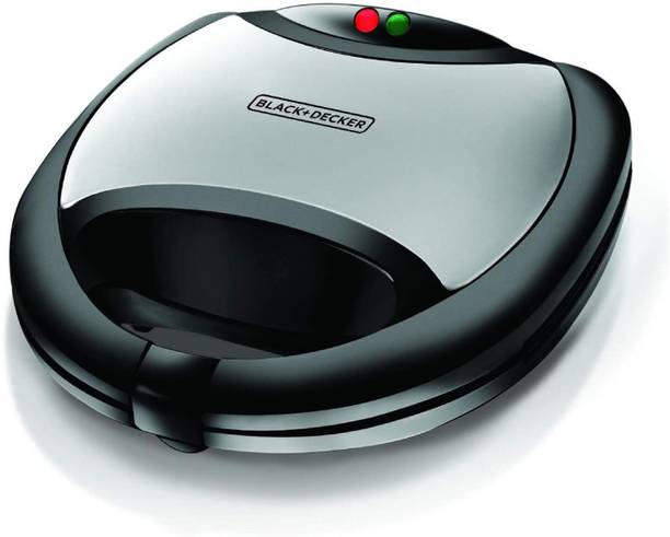 BLACK DECKER by Stove Kraft Limited Sandwich Maker TS2080 750W 2 Slice Grill with Non-Stick Plates Toast, Grill