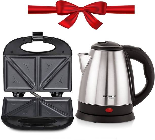 Sheffield Classic Combo Sandwich Toaster and Electric Kettle Toast