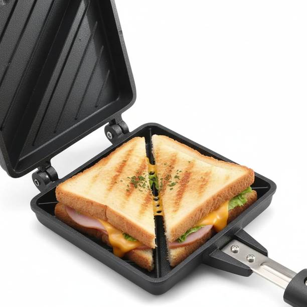 averratraders Square Gas Sandwich Toaster for Homemade Grilled Sandwiches Grill Sandwich Maker