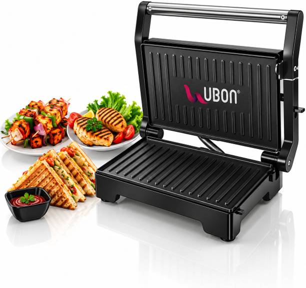 Ubon by Ubon Sandwich Maker Jumbo Grill with Smart Auto Shuf-off Grill, Toast, Waffle
