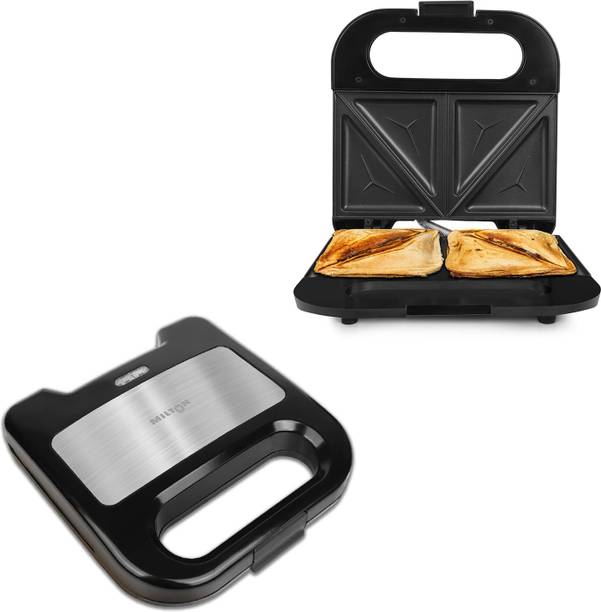 MILTON by Milton Royal Pro Express 800W Toaster Electric Sandwich Maker Stainless Steel Body Toast Sandwich Maker