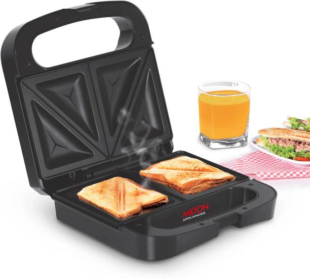 MILTON Sandwich Maker HSM011, Sandwich Griller and Toaster, 750 Watt Electric Griller Grill Sandwich Maker
