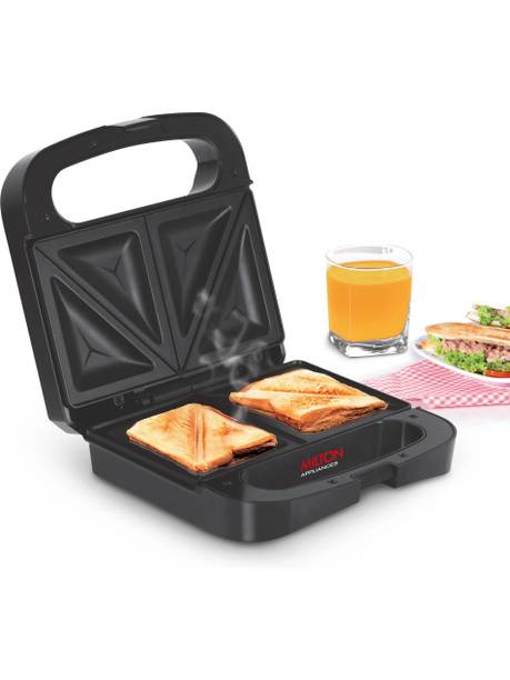 MILTON Sandwich Maker HSM011, Sandwich Griller and Toaster, 750 Watt Electric Griller Grill Sandwich Maker