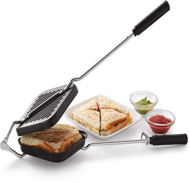 VedaChef by VarDhaman Premium Non-Stick Grill Sandwich Toaster | Made in India | High Quality Coating Grill