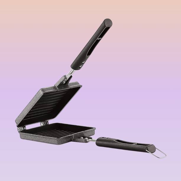 Dialust NonStick Sandwich Bread Toast Grill | Manual Double Side Toaster Toast Sandwich Maker