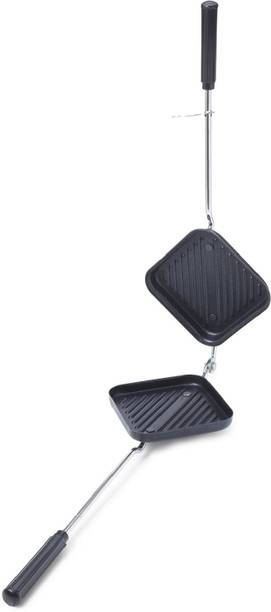 RBGIIT Grilled Gas Sandwich Toaster Non Stick Aluminium Body for Crispy Breakfast Grill Sandwich Maker