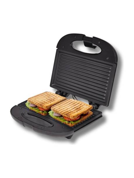 Aulten 750 Watt Non-Stick Grill Sandwich Maker Grill Sandwich Maker Black