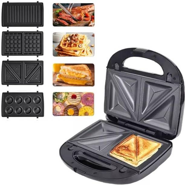 TechKing Multifunctional Non-Stick 4-in-1 Sandwich Maker Waffle