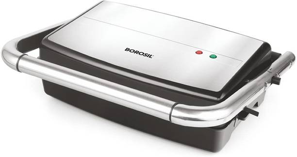 BOROSIL Jumbo Grill 180 Sandwich Maker Grill (Black, Silver)