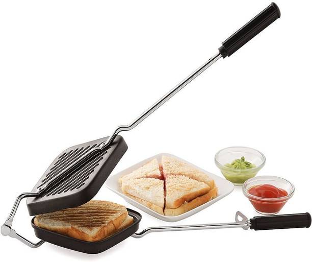Nestio by Nestio Non-Stick Grill Sandwich Toaster Gas Toaster Grill Sandwich Maker