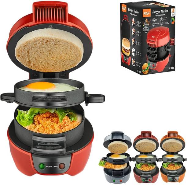 PRATYADH by Burger Maker Non-Stick Burger Maker Grill Sandwich Maker