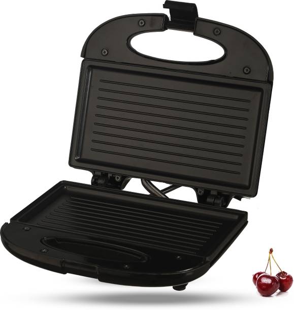 Urban Chef 750-Watt Grill Toaster with Non-Stick Coated Plate & Hinged Lock, 2-Yr Warranty Grill