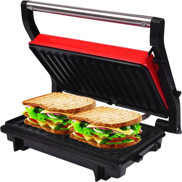KenBerry by KenBerry Prime Grill 180° Openable 1000W Panini Press Grill Sandwich Maker With Floating Open Grill