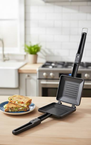 Surya King by Surya Metal Industries Non Stick Gas Toaster Toast Toast Sandwich Maker
