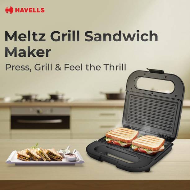 HAVELLS by HAVELLS Quick Heating Grill Sandwich Maker ! Non-Stick Coating Plates Grill Sandwich Maker